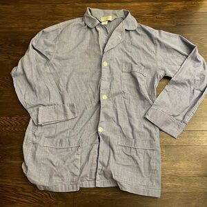 Christian Dior Pyjama blue checkered top